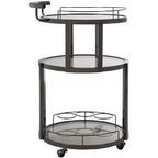 Rio 3 Tier Round Bar Cart - BCT8002 - Safavieh