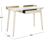 Bureau 1 tiroir Parker - DSK6400 - Safavieh