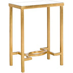 Table d'appoint Mita - FOX2581 - Or/Miroir - Safavieh Couture