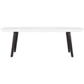 Josiah Coffee Table - White/Dark Brown - Safavieh