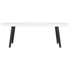 Josiah Coffee Table - White/Dark Brown - Safavieh