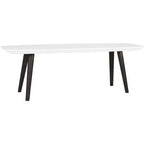 Table basse Josiah - Blanc/Brun foncé - Safavieh