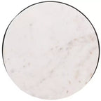 Table d'appoint ronde Zephyr - ACC3212 - Blanc/Noir - Safavieh