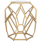Ava Geometric Accent Table - ACC3700A - Multi/Gold - Safavieh