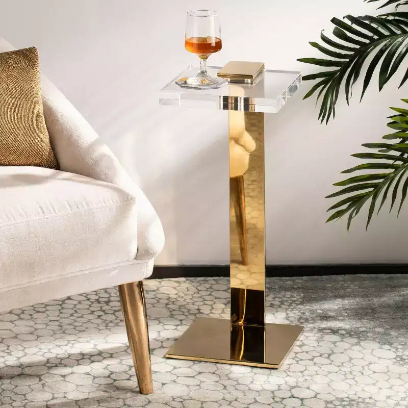 Table d'appoint en acrylique Mars - SFV3563 - Safavieh Couture