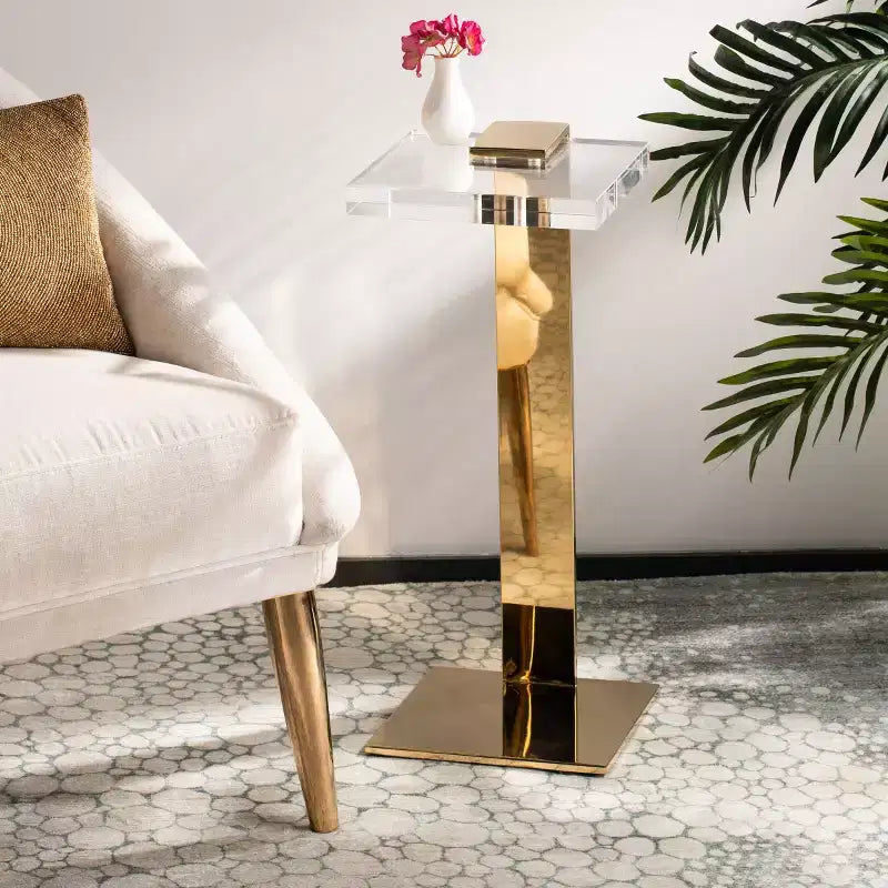Table d'appoint en acrylique Mars - SFV3563 - Safavieh Couture