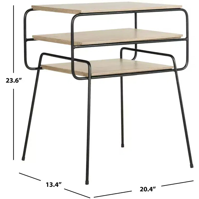 Table d'appoint Marcel - FOX4252 - Gris clair - Safavieh Couture