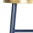 Tabouret de bar Emery à feuilles d'or trempées - FOX3230 - Safavieh Couture