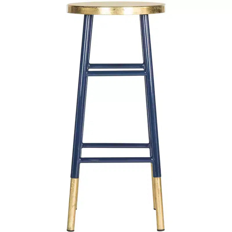 Tabouret de bar Emery à feuilles d'or trempées - FOX3230 - Safavieh Couture