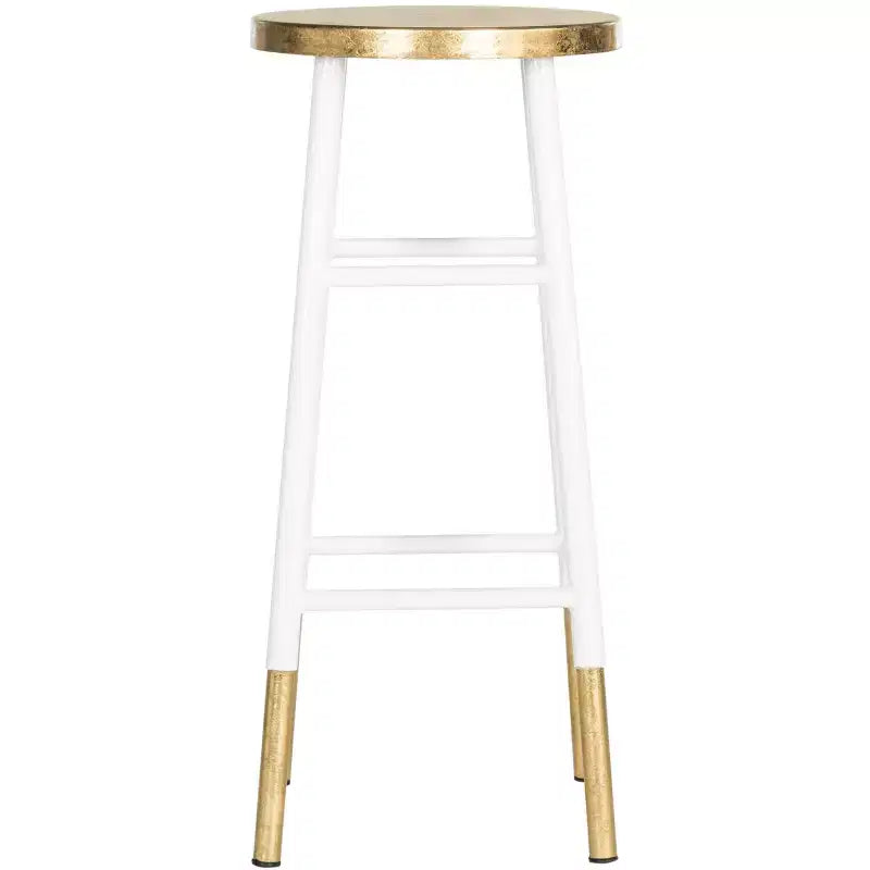 Tabouret de bar Emery à feuilles d'or trempées - FOX3230 - Safavieh Couture