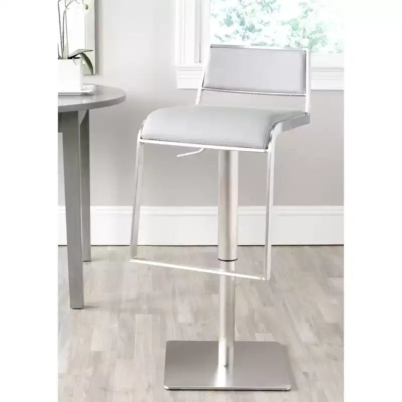 Tabouret de bar pivotant Natania - FOX3006 - Gris - Safavieh Couture