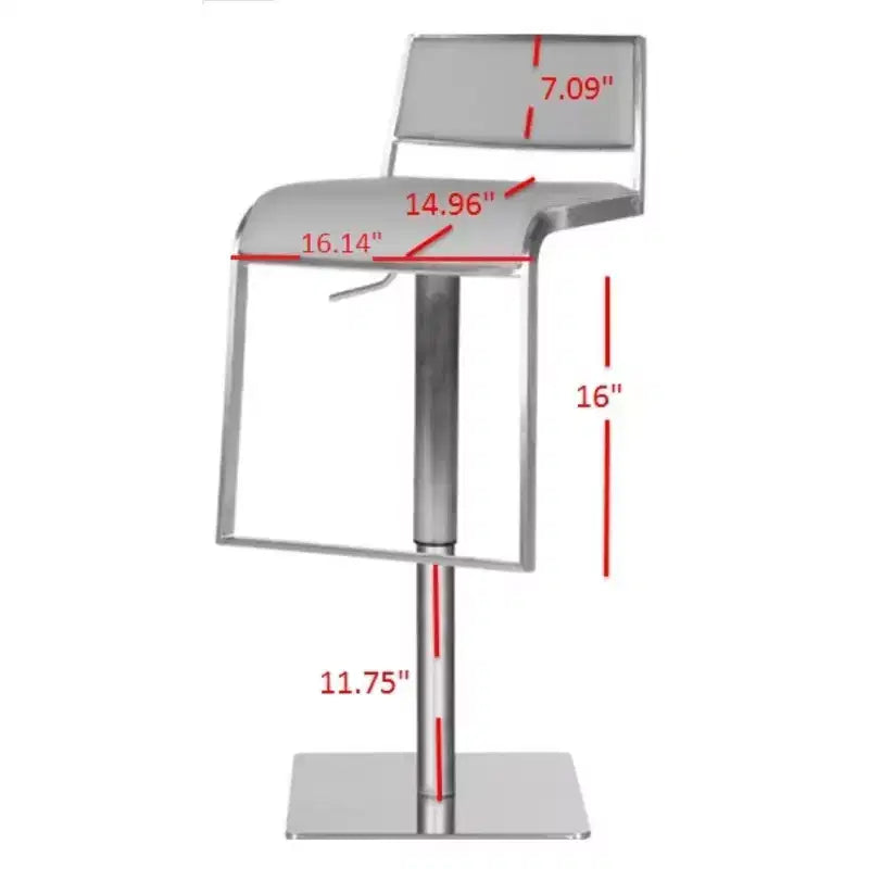 Tabouret de bar pivotant Natania - FOX3006 - Gris - Safavieh Couture