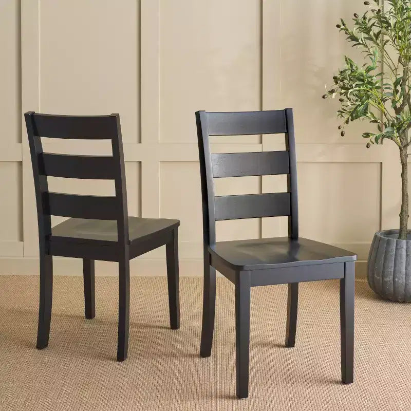 Chaise de salle à manger Silio à dossier échelons - DCH9213 - Safavieh