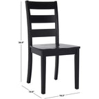 Chaise de salle à manger Silio à dossier échelons - DCH9213 - Safavieh