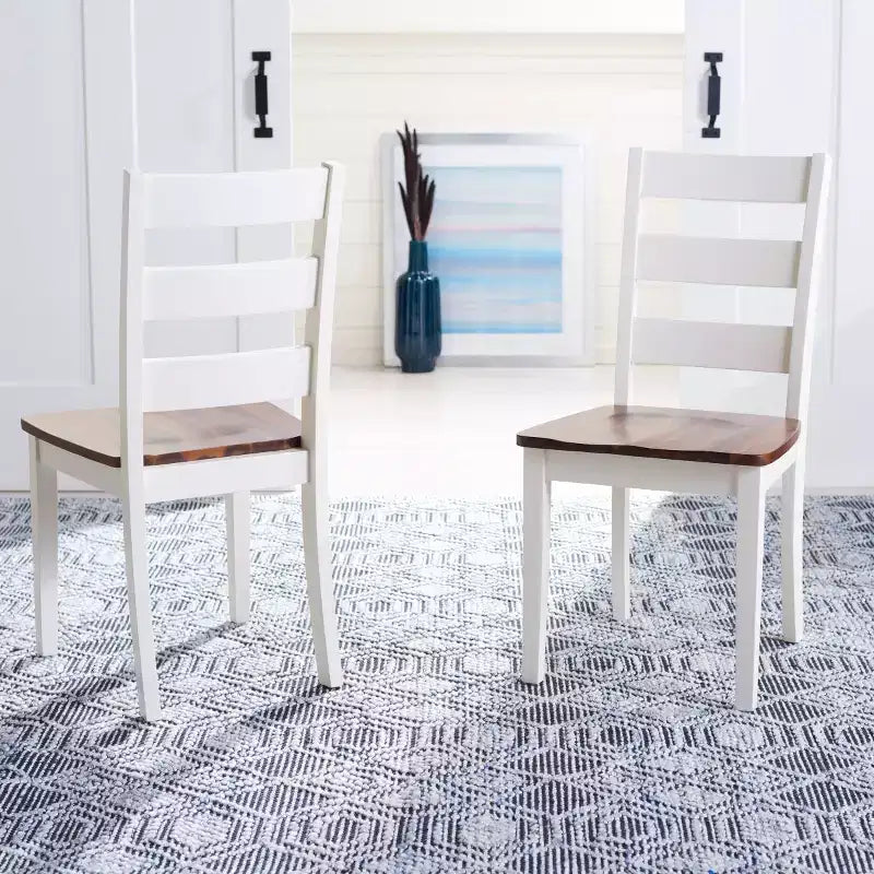 Chaise de salle à manger Silio à dossier échelons - DCH9213 - Safavieh