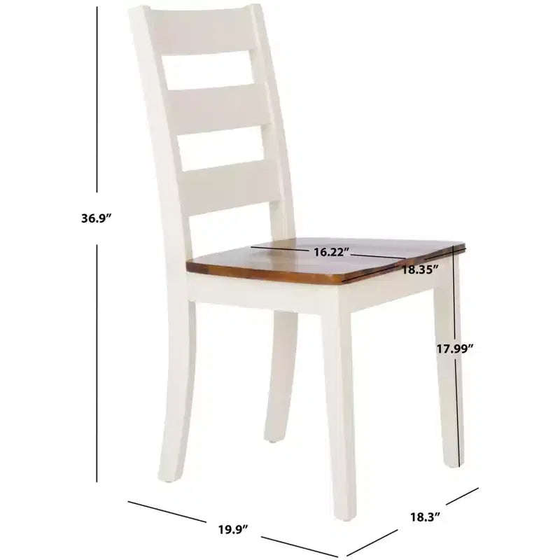 Chaise de salle à manger Silio à dossier échelons - DCH9213 - Safavieh