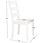 Chaise de salle à manger Silio à dossier échelons - DCH9213 - Safavieh