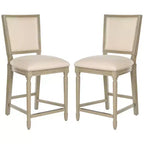 Tabouret de comptoir rectangulaire Buchanan (Lot de 2) - FOX6271 - Safavieh Couture