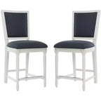 Tabouret de comptoir rectangulaire Buchanan (Lot de 2) - FOX6271 - Safavieh Couture