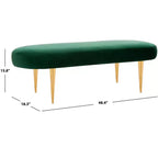 Banc ovale Corinne - SFV4704 - Safavieh Couture