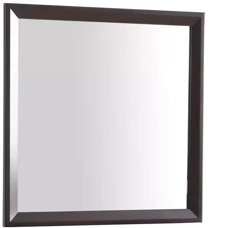 Miroir de commode encadré carré classique Passion Furniture 36 po x 36 po