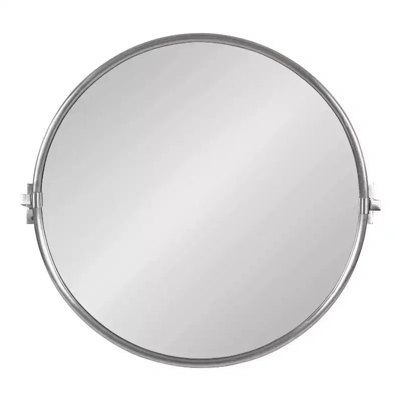 Miroir Mural Pivotant Kate and Laurel Taurus, 26x24, Argent
