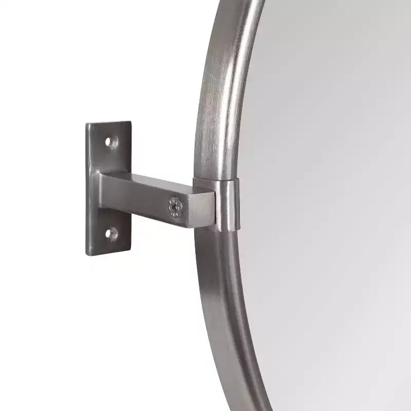 Miroir Mural Pivotant Kate and Laurel Taurus, 26x24, Argent