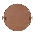 Miroir Mural Pivotant Kate and Laurel Taurus, 26x24, Argent
