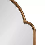 Miroir Arthell en métal en arc de cercle, 24x36, Or, Kate et Laurel