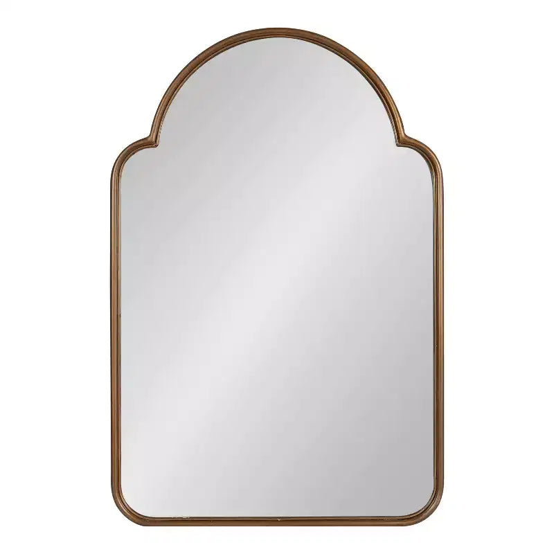 Miroir Arthell en métal en arc de cercle, 24x36, Or, Kate et Laurel