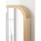 Miroir rectangulaire à rayon encadré Kate and Laurel Hutton Wood