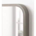 Miroir rectangulaire à rayon encadré Kate and Laurel Hutton Wood
