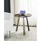 Table d'appoint Portia Leaf - FOX3247 - Laiton - Safavieh Couture