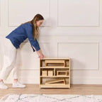 Meuble de rangement pour blocs de construction mobile ECR4Kids, petit, mobilier de salle de classe