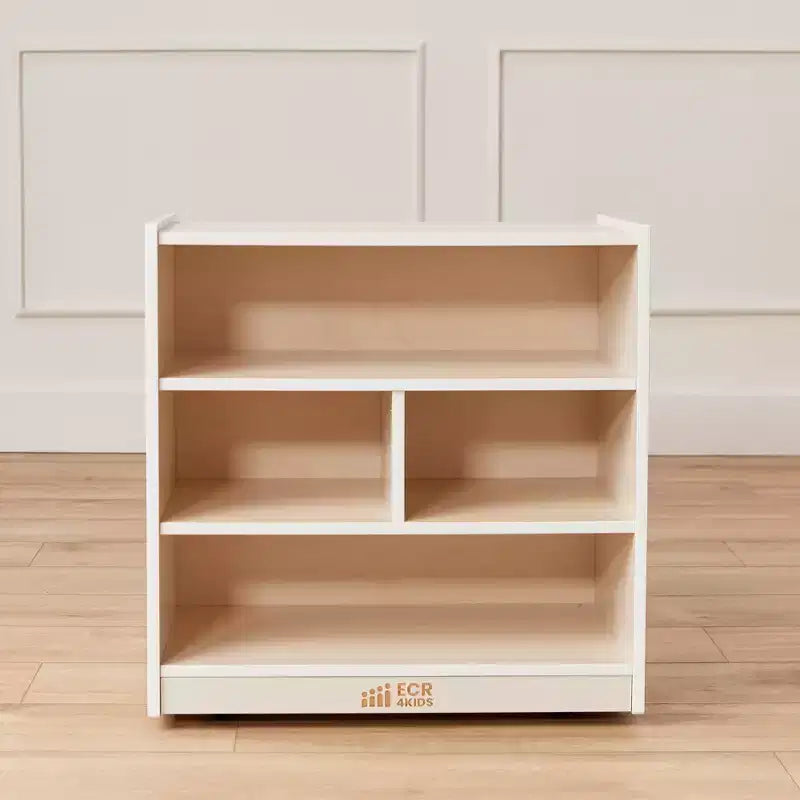 Meuble de rangement pour blocs de construction mobile ECR4Kids, petit, mobilier de salle de classe