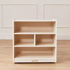 Meuble de rangement pour blocs de construction mobile ECR4Kids, petit, mobilier de salle de classe