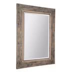 Miroir mural Uttermost Bozeman 38 po, bleu ardoise