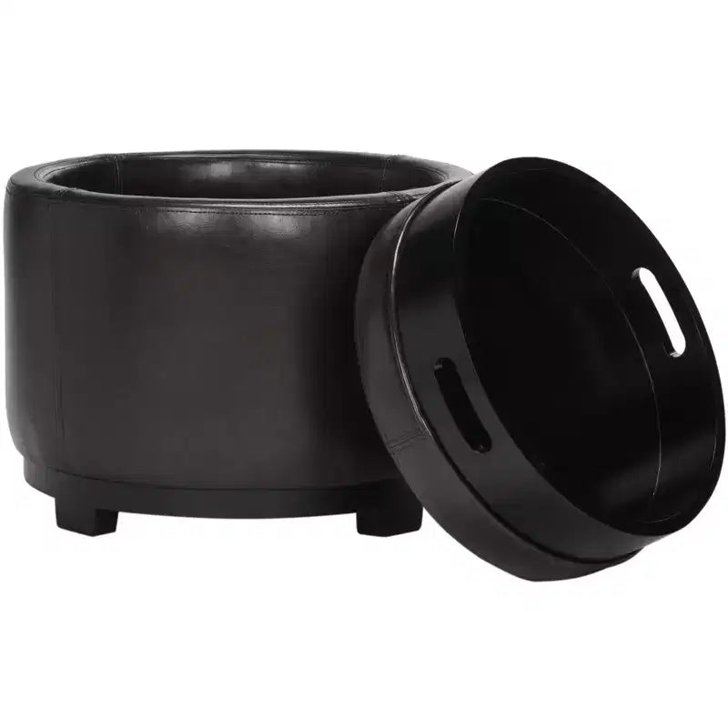 Plateau rond Chelsea Ottoman - HUD8232 - Safavieh Couture