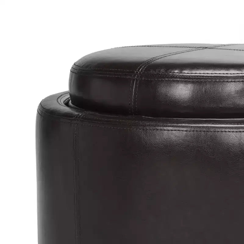 Plateau rond Chelsea Ottoman - HUD8232 - Safavieh Couture