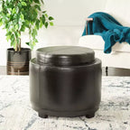 Plateau rond Chelsea Ottoman - HUD8232 - Safavieh Couture