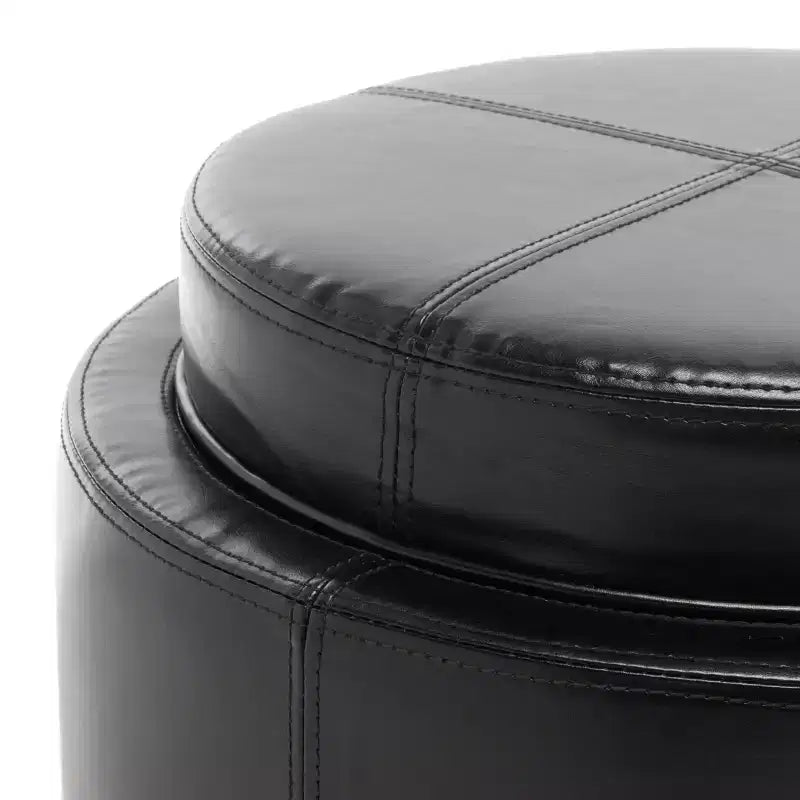 Plateau rond Chelsea Ottoman - HUD8232 - Safavieh Couture