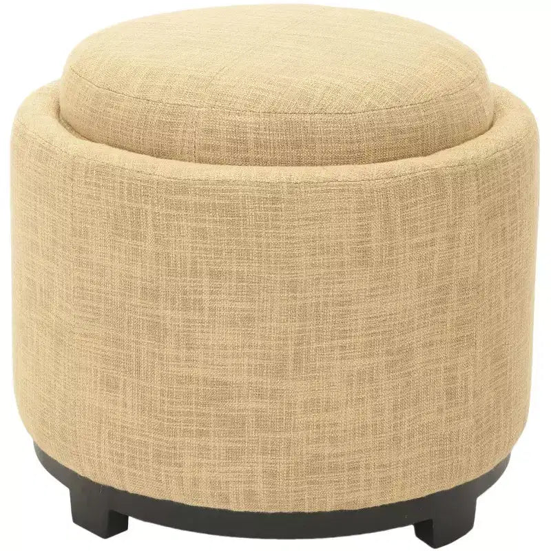 Plateau rond Chelsea Ottoman - HUD8232 - Safavieh Couture