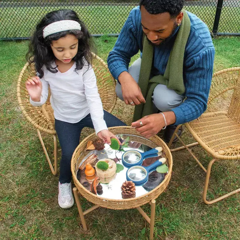 Table miroir en osier lavable Kaplan Early Learning