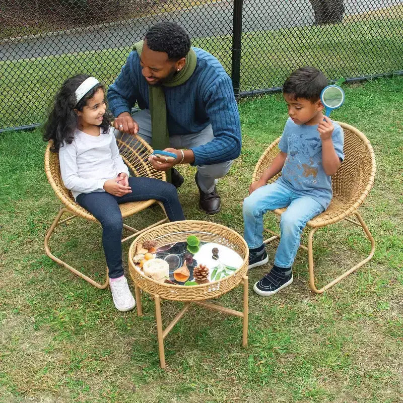 Table miroir en osier lavable Kaplan Early Learning