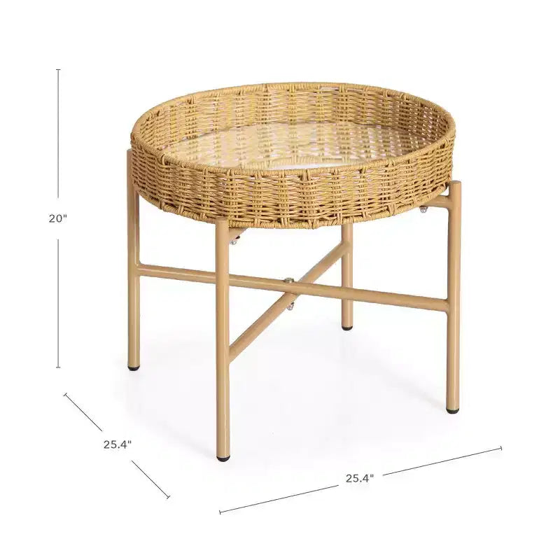 Table miroir en osier lavable Kaplan Early Learning