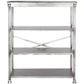 Jamison Large Bookcase - AMH1536 - Silver - Safavieh Couture