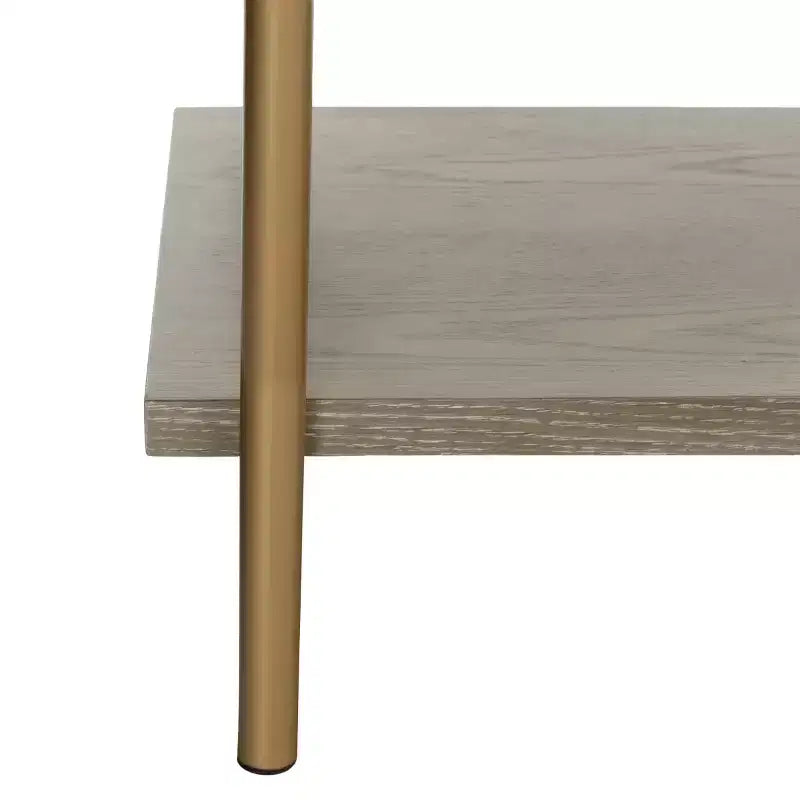 Étagère Rigby à 5 niveaux - ETG6206 - Chêne rustique/doré - Safavieh
