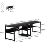 Bureau double Tribedesigns 78,7 po