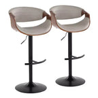 Lot de 2 tabourets de bar réglables Symphony - LumiSource