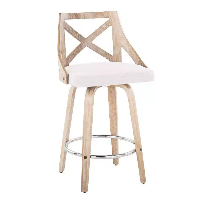 Lot de 2 tabourets de bar à hauteur de comptoir Charlotte - LumiSource